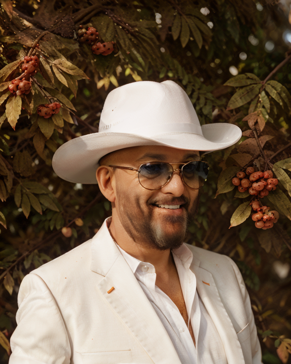 !00026-1931573945-shufutinskiy man standing in white blazer, hat, bald, sunglasses, smile, look in camera, autumn leaves, ryabina branch and small.png